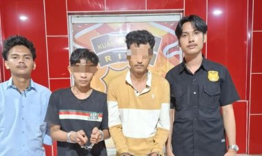 Tangkap Dua Remaja Pengedar Narkoba, Polres Kuansing Amankan 38 Paket Sabu Di Sungai Jering
