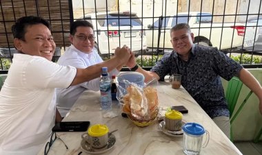 Tetap Kompak Di Tengah Persaingan, Tiga Calon Sekdaprov Riau Sarapan Bersama Saat Jalani Tes Kesehatan