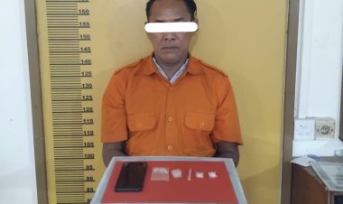 Kedapatan Simpan Narkoba Didalam Sofa, Polres Inhu Berhasil Amankan Anto Gelombung
