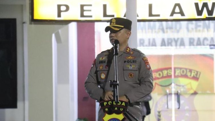 Sisir Pelalawan Demi Kamtibmas, Tim Raga Bubarkan Balap Liar Dan Tongkrongan Kedai Tuak