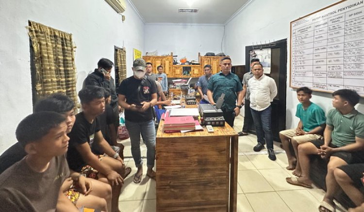 Tawuran Pemuda Gegerkan Jalan Akasia, Polres Pelalawan Gerak Cepat Mediasikan Dua Kelompok
