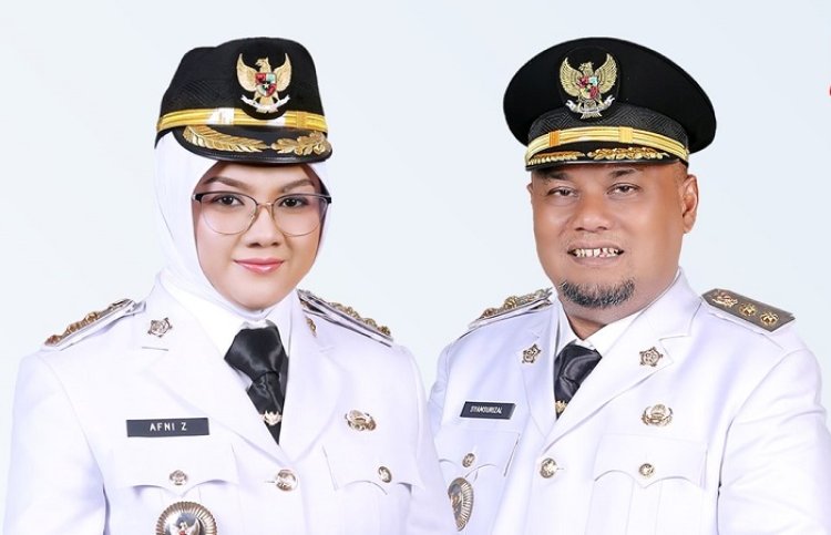 Ukir Sejarah Sebagai Bupati Perempuan Pertama, Afni-Syamsurizal Resmi Nahkodai Siak