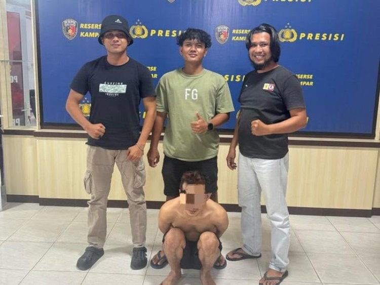 Ungkap Kasus Kurang Dari 24 Jam, Pencuri Motor Tengah Malam Ditangkap Polres Kampar