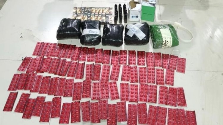 Bongkar Jaringan Narkoba Malaysia-Bengkalis-Pekanbaru, Bareskrim Polri Sita 5 Kg Sabu Dan Ratusan Pil Happy Five