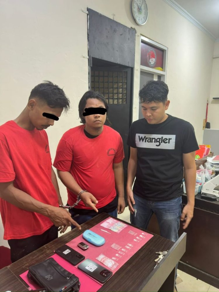 Kembali Ungkap Kasus Sabu, Polres Rokan Hulu Amankan Dua Tersangka Di Rambah Samo