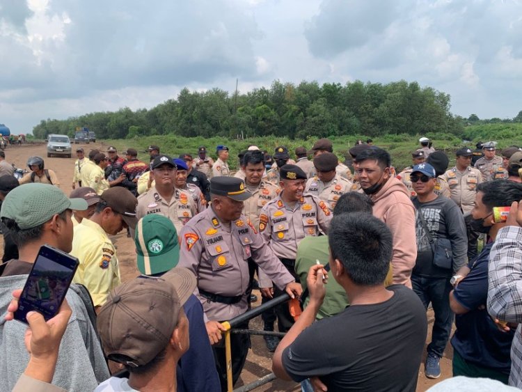 Tuntut Realisasi Anggaran CSR, Aliansi Pemuda Desa Kubangan Gelar Aksi Damai Di Kantor PT Arara Abadi