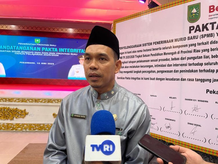 SPMB SMA/SMK Negeri Dibuka 21 Juni 2025, Disdik Riau Pastikan Tidak Ada Siswa Lulusan SMP Putus Sekolah