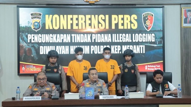 Usut Tuntas Kasus Kayu Ilegal 25 Ton, Polres Meranti Layangkan Surat Panggilan Kepada Pemilik Kapal KM Tuah Reza