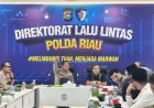 Jelang Pelaksanaan Riau Bhayangkara Run 2025, Ditlantas Polda Riau Gencar Lakukan Sosialisasi Penutupan Jalan