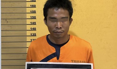 Terdeteksi Lewat Dashboard Lancang Kuning (DLK), Polres Inhu Tangkap Pelaku Pembakar Lahan Di Batang Cenaku
