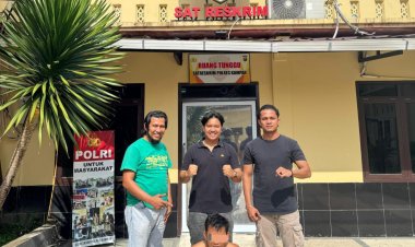 Bobol Kos-Kosan Di Bangkinang, Polres Kampar Tangkap Pria Berusia 43 Tahun