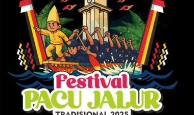 Sarat Makna Budaya Dan Semangat Kemerdekaan, Berikut Tampilan Logo Resmi Pacu Jalur Tepian Narosa Tahun 2025