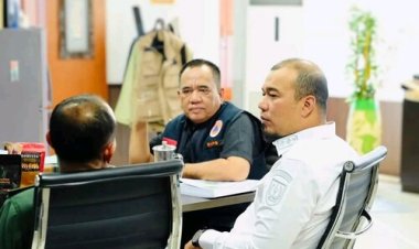 Infrastruktur Dan Keselamatan Warga Terancam Abrasi Sungai Indragiri, Bupati Inhu Kunjungi BNPB Percepat Penanganan