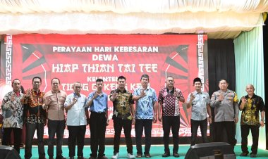 Simbol Harmoni Di Ujung Negeri, Kelenteng Tiong Gi Keng Bengkalis Rayakan Hari Ulang Tahun Ke 8