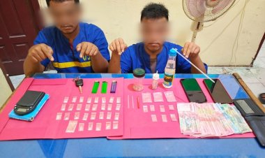 Amankan 30 Paket Sabu Di Kampung Sialang Baru, Polsek Lubuk Dalam Berhasil Tangkap Dua Orang Pelaku
