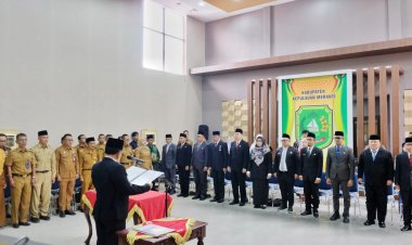 3 Jabatan Strategis Masih Kosong, Pemkab Meranti Resmi Lantik 11 Pejabat Eselon II