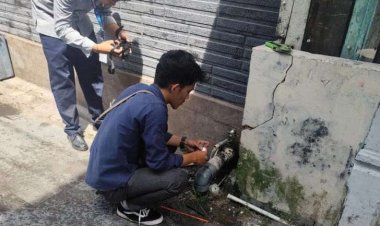 Ganggu Pelayanan Air Bersih Pekanbaru, PDAM Tirta Siak Tertibkan 13 Sambungan Air Ilegal