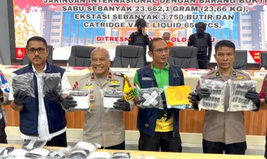 Identitas Pelaku Bawa 25 Kg Sabu Dan Ribuan Ekstasi Terungkap, Ternyata Eks Napi Asusila Baru Bebas 6 Bulan