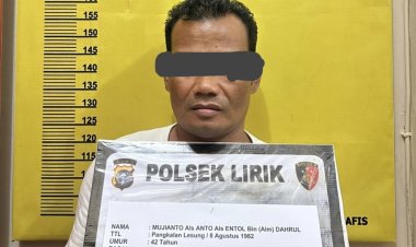 DPO 5 Tahun Kasus Penggelapan Motor Berhasil Ditangkap, Polres Inhu Ungkap Pelaku Juga Pengguna Narkoba