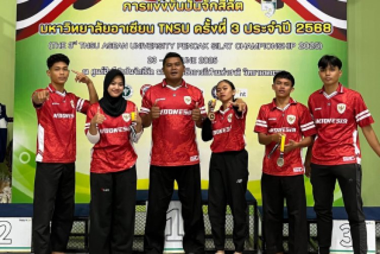 Mahasiswa Unilak Raih Tiga Medali Di Kejuaraan Pencak Silat ASEAN 2025 Thailand