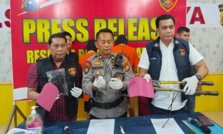 Demi Sabu Dan Judi Online, Pelaku Curanmor Di 9 Lokasi Kota Pekanbaru Berhasil Diringkus Polsek Binawidya