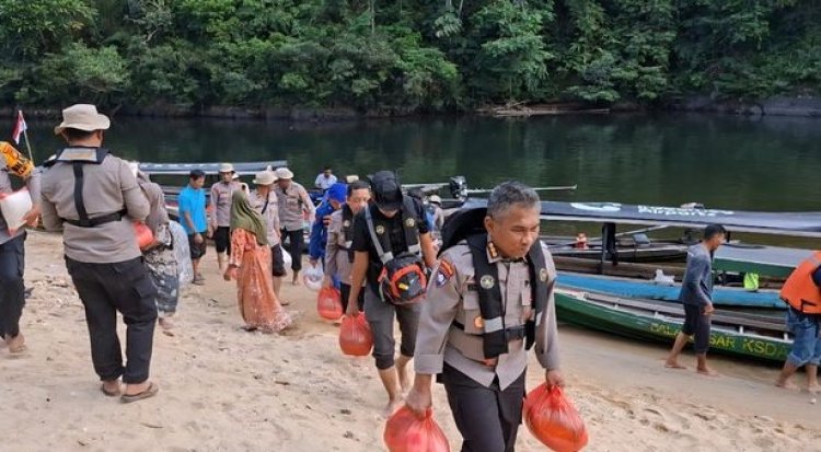 Jalankan Program Jelajah Riau Untuk Rakyat, Polda Riau Temukan 2 Desa Tanpa Listrik Di Kampar