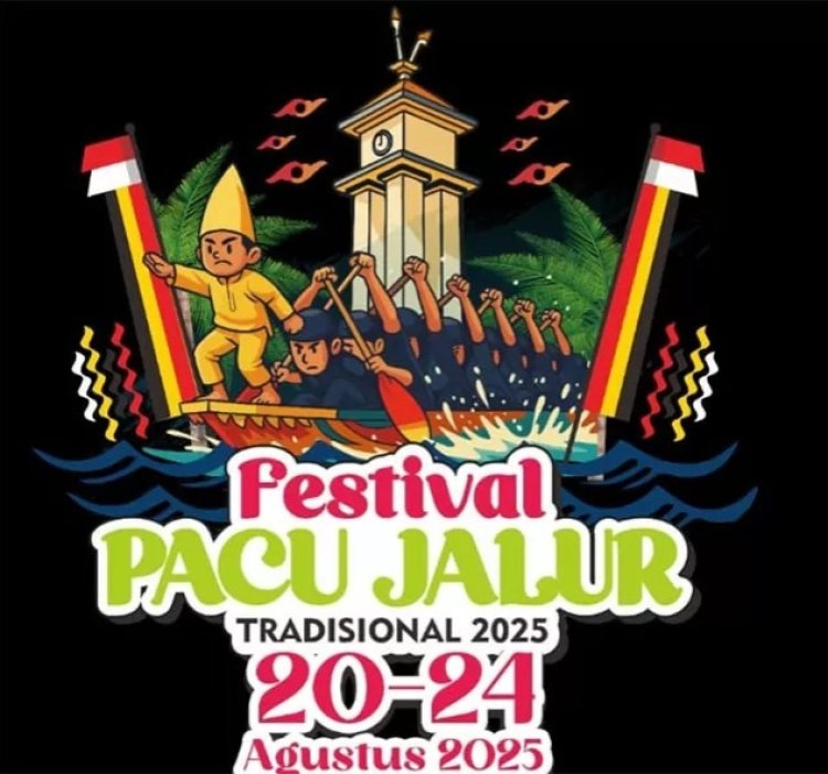 Sarat Makna Budaya Dan Semangat Kemerdekaan, Berikut Tampilan Logo Resmi Pacu Jalur Tepian Narosa Tahun 2025
