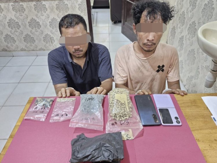 Bongkar Jaringan Ekstasi Di Perawang, Polres Siak Amankan Ribuan Narkotika Dari Bengkel Sepeda Motor