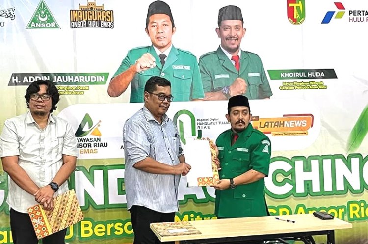Bertekad Jadi Pelopor Ekonomi Umat, GP Ansor Riau Resmi Luncurkan Empat Pilar Utama Organisasi