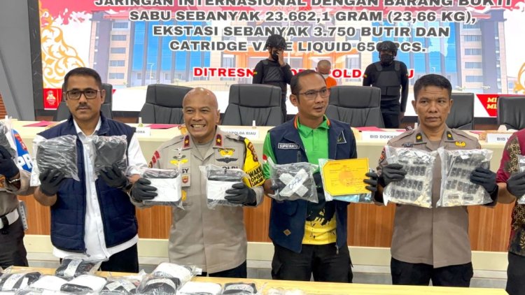 Identitas Pelaku Bawa 25 Kg Sabu Dan Ribuan Ekstasi Terungkap, Ternyata Eks Napi Asusila Baru Bebas 6 Bulan