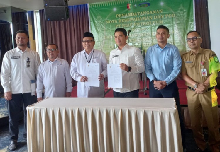 Perkuat Transparansi Dan Akuntabilitas Perusahaan, PT Riau Petroleum Teken MOU Dengan BPKP Riau