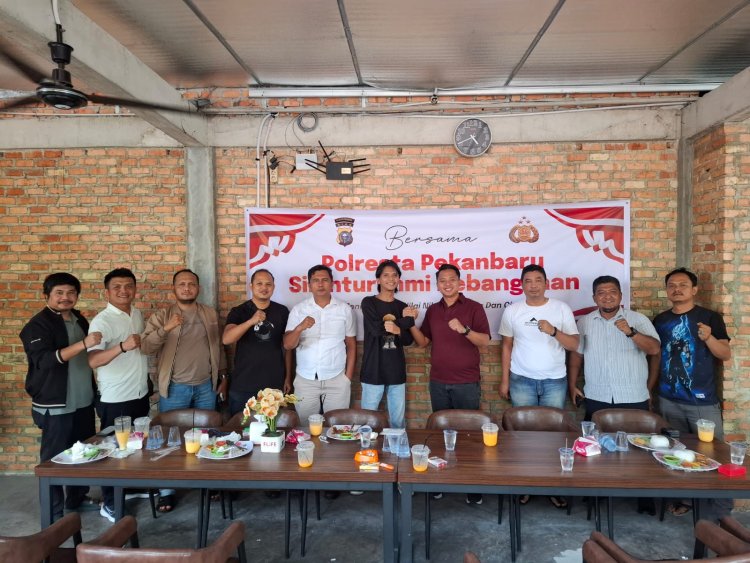 Tokoh Pemuda Dan Warga Pernah Terpapar Pemahaman Radikalisme Gelar FGD Nilai Nilai NKRI Bersama Polresta Pekanbaru
