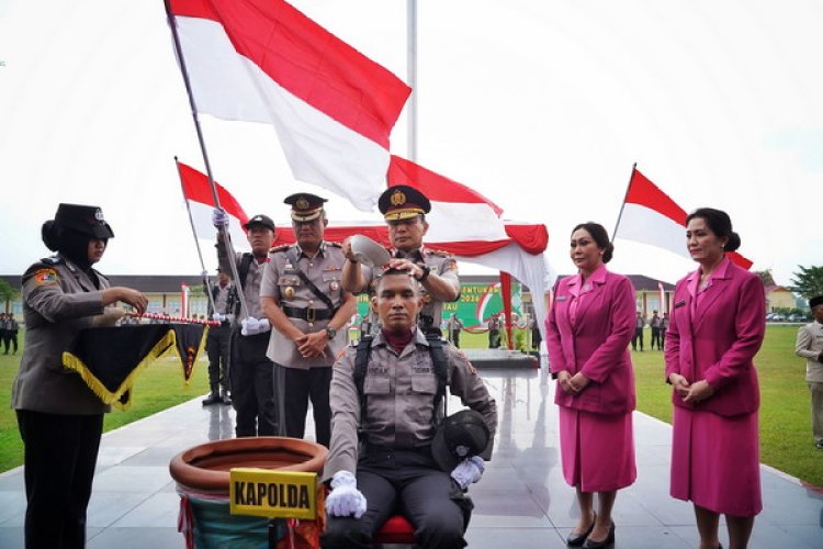 Dipimpin Langsung Oleh Kapolda Riau, 111 Calon Bintara Dan Tamtama Polri Resmi Tempuh Pendidikan Di SPN