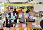 Kurir Narkoba Dibekuk Di Pekanbaru, Polsek Lima Puluh Sita 6 Kg Sabu Dan 6.300 Butir Ekstasi