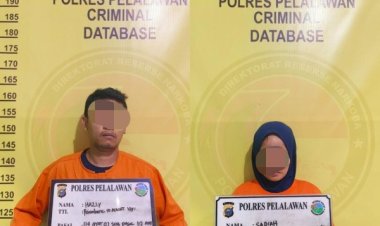 Sita Sabu 3,95 Gram, Polres Pelalawan Amankan Sepasang Kekasih Asal Kabupaten Siak
