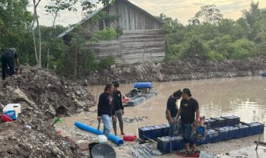 Tertibkan Tambang Emas Ilegal Di Kuantan Tengah, Polda Riau Amankan 3 Orang Pelaku