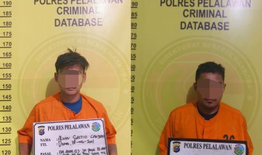 Bongkar Jaringan Narkoba Di Pangkalan Kerinci, Polres Pelalawan Berhasil Amankan 2 Orang Pelaku