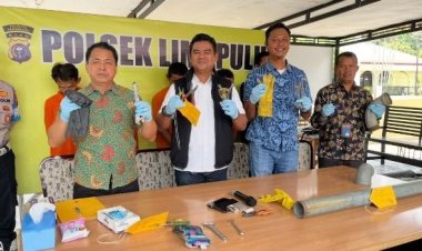 Kurang Uang Untuk Beli Narkoba, Polresta Pekanbaru Tangkap Komplotan Pencuri Kabel Tembaga PLN