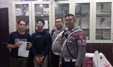Dihentikan Karena Tak Pakai Helm, Pemotor Di Lampu Merah Tugu Zapin Pekanbaru Terciduk Buang Pil Ekstasi