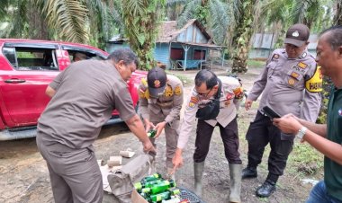 Gelar Operasi Pekat, Polsek Pangkalan Lesung Bongkar 9 Kafe Ilegal Di Kawasan Lokalisasi Sawitan