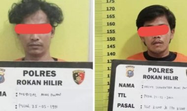 Lakukan Pungli Disertai Pengeroyokan Kepada Sopir Truk, Tim RAGA Polres Rohil Tangkap 2 Pelaku Utama