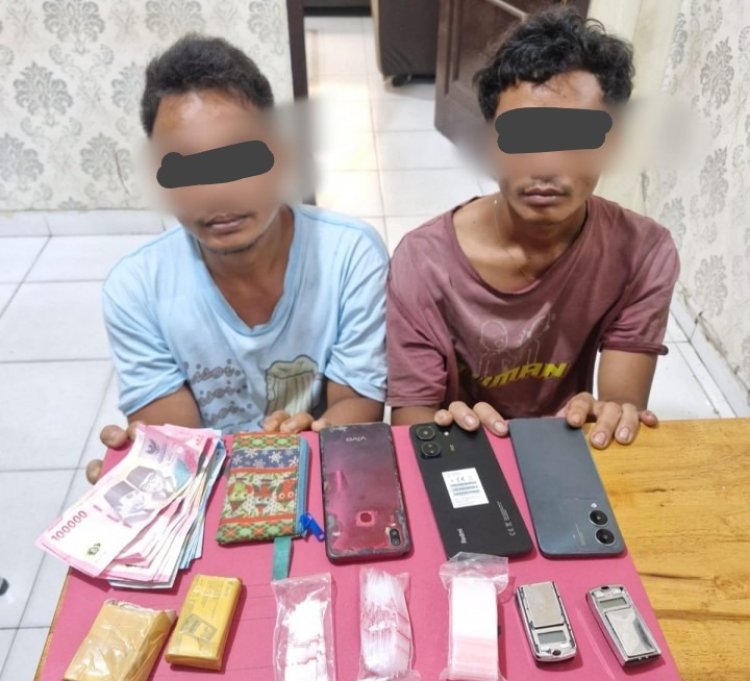 Sita Barang Bukti 4,01 Gram Sabu, Polres Siak Bekuk Dua Bandar Narkoba Di Dayun