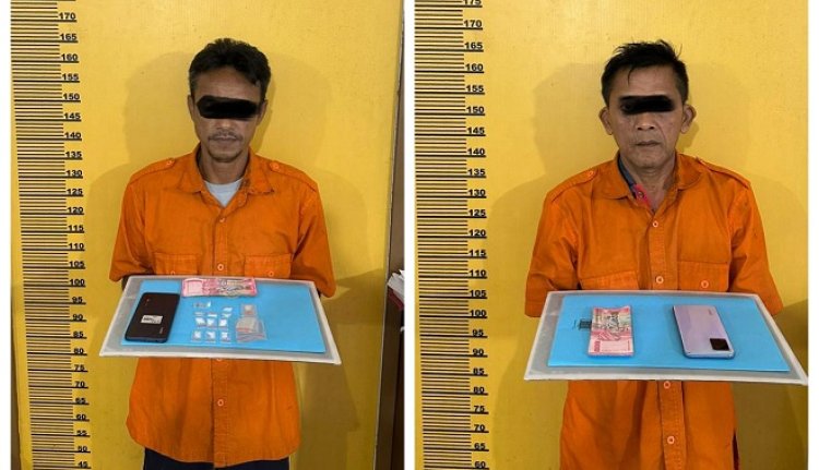 Berawal Laporan Netizen Medsos, Polres Inhu Berhasil Ringkus Dua Pengedar Sabu Di Tanjung Gading