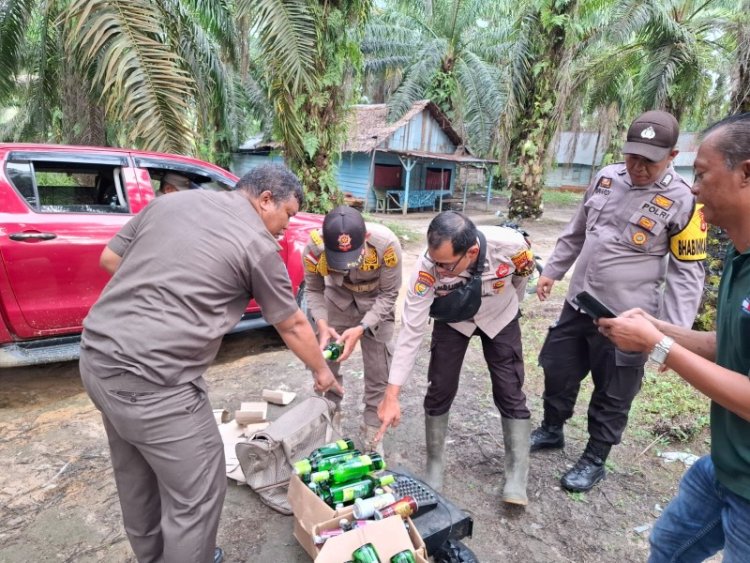 Gelar Operasi Pekat, Polsek Pangkalan Lesung Bongkar 9 Kafe Ilegal Di Kawasan Lokalisasi Sawitan