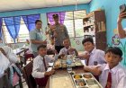 Perdana Di Kuansing, 791 Siswa Di Singingi Hilir Terima Program Makan Bergizi Gratis