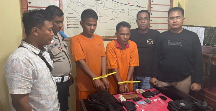 Terciduk Edarkan Narkoba Di Kuantan Hilir, Kepala Dusun Desa Rawang Bonto Ditangkap Polisi