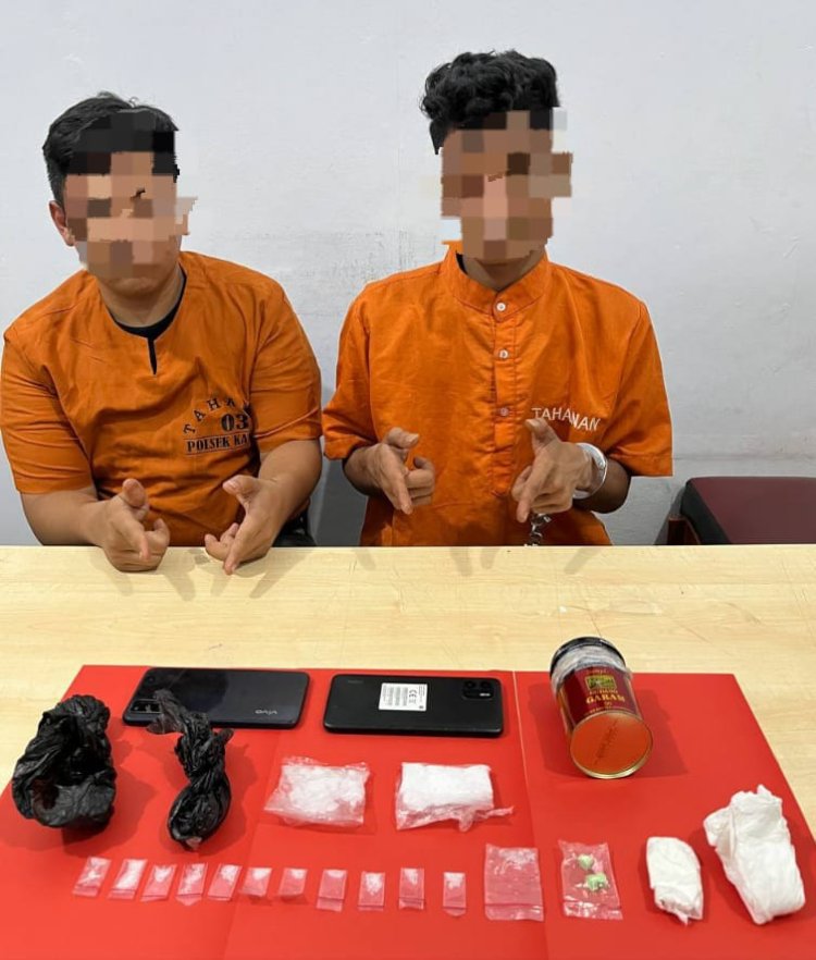 Sambilan Jual Ekstasi Dan Sabu, Polsek Kampar Amankan Pemilik Warung Di Desa Bukit Ranah
