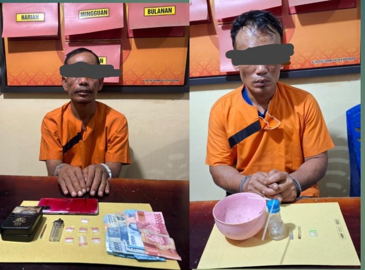 Diduga Jadi Tempat Transaksi Narkoba, Tiara Salon Kena Gerebek Polsek Peranap