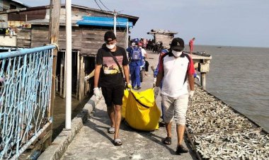 Mayat ke-11, Polairud Rohil Lagi Lagi Temukan Mayat Mengapung Di Perairan Panipahan