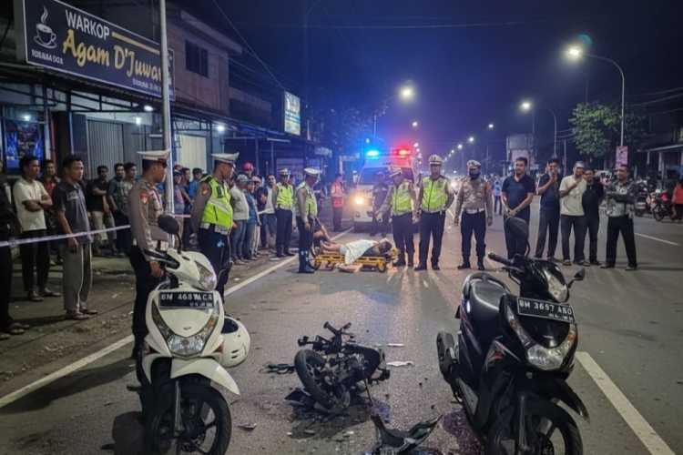 Tragis! Kecelakaan Di Jalan Hangtuah Pekanbaru, Satu Pelajar Meninggal Dunia
